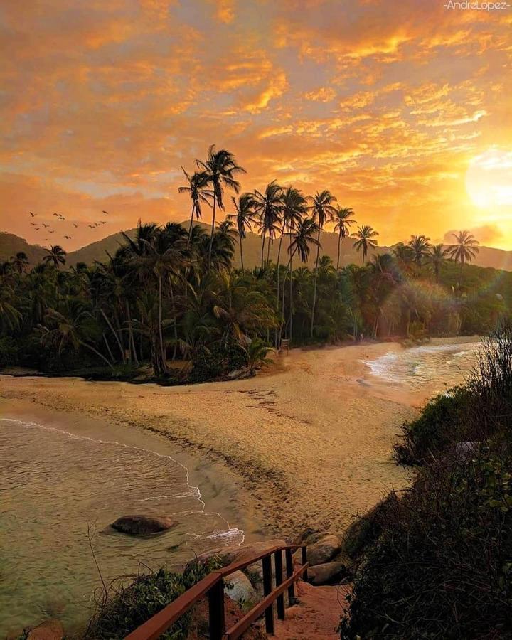 Hotel Jasayma Dentro Del Parque Tayrona El Zaino Luaran gambar