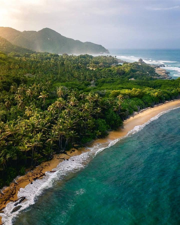 Hotel Jasayma Dentro Del Parque Tayrona El Zaino Luaran gambar