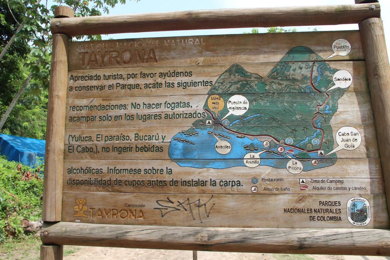 Hotel Jasayma Dentro Del Parque Tayrona El Zaino Luaran gambar