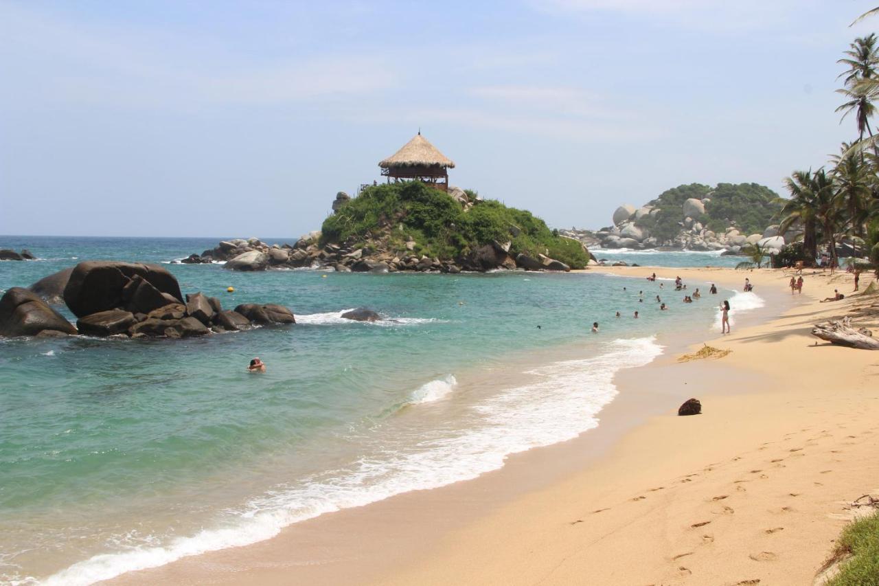 Hotel Jasayma Dentro Del Parque Tayrona El Zaino Luaran gambar