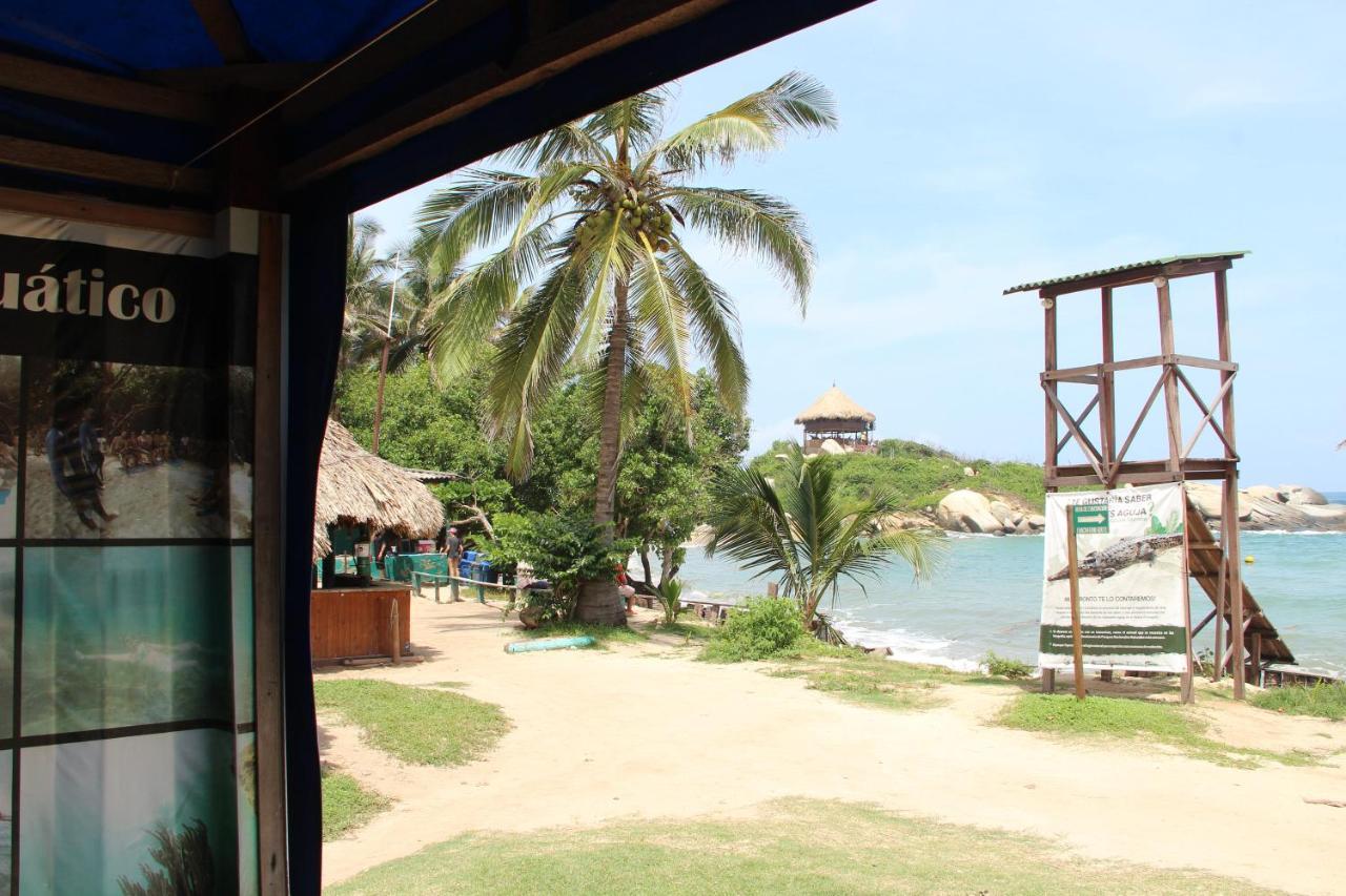 Hotel Jasayma Dentro Del Parque Tayrona El Zaino Luaran gambar