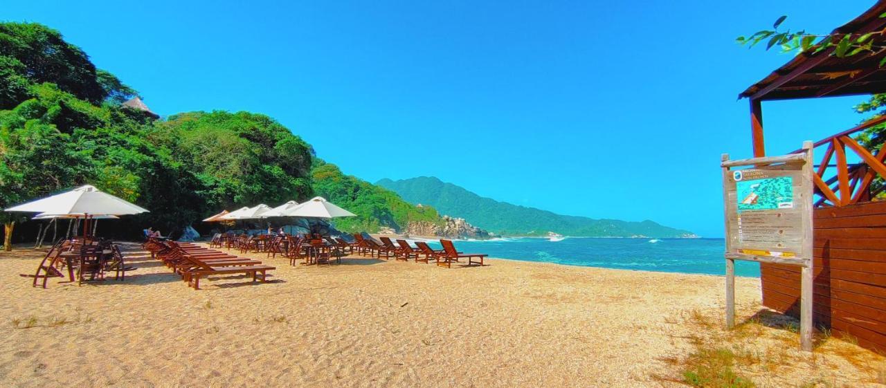 Hotel Jasayma Dentro Del Parque Tayrona El Zaino Luaran gambar